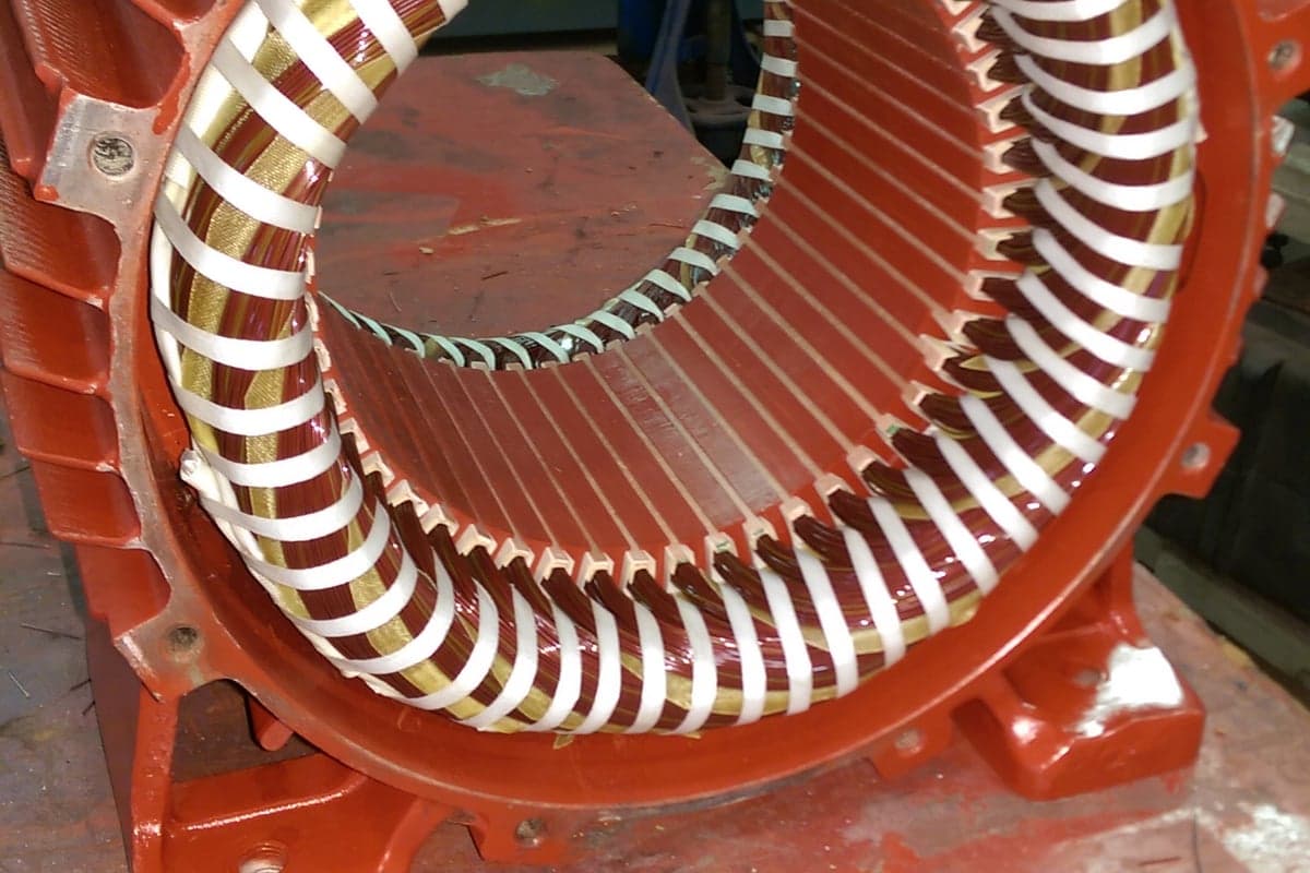 Manufacturing industry motor repair