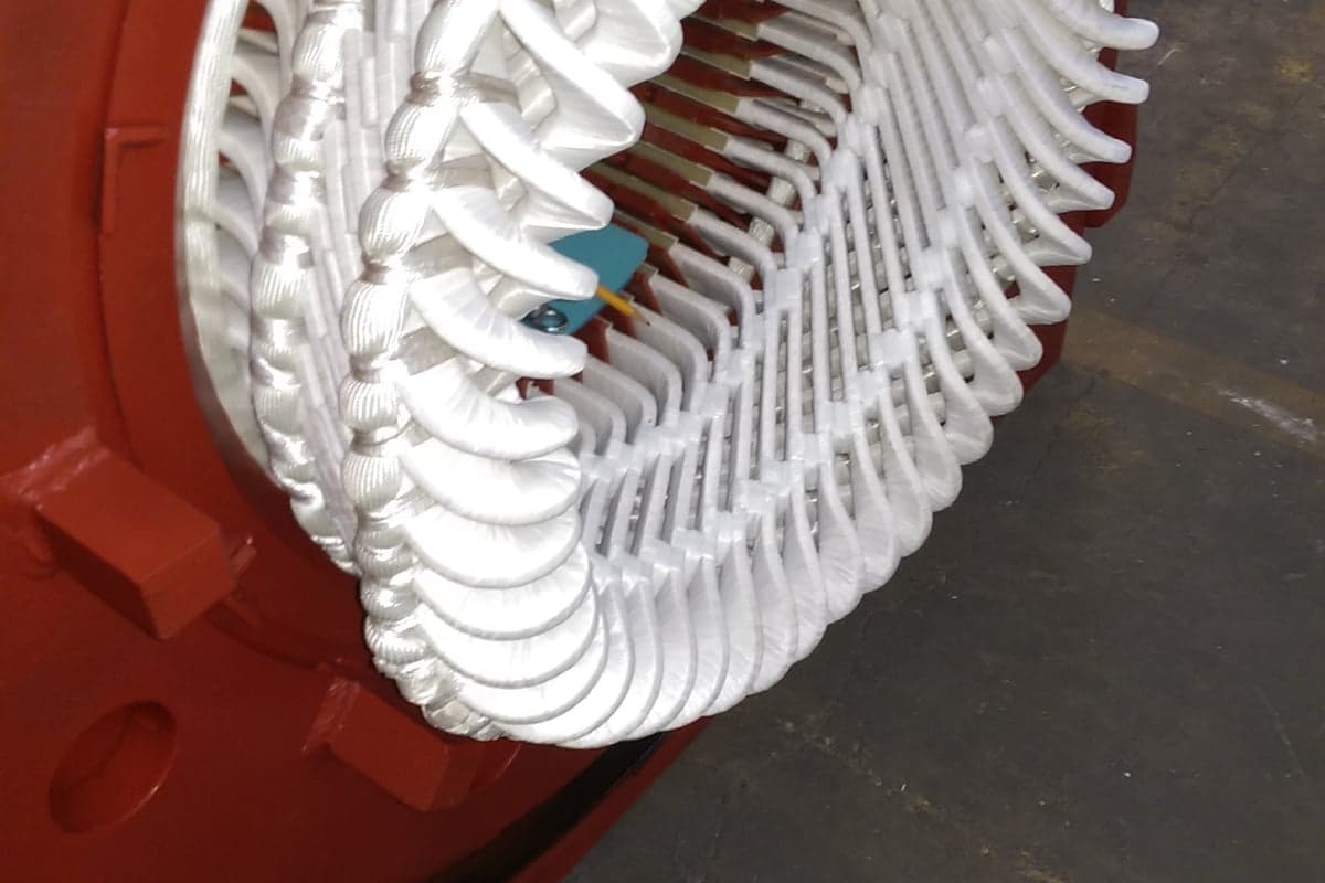 High voltage electric motor