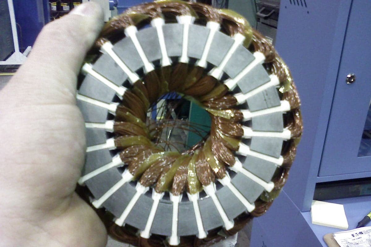 Motor repair process step 2